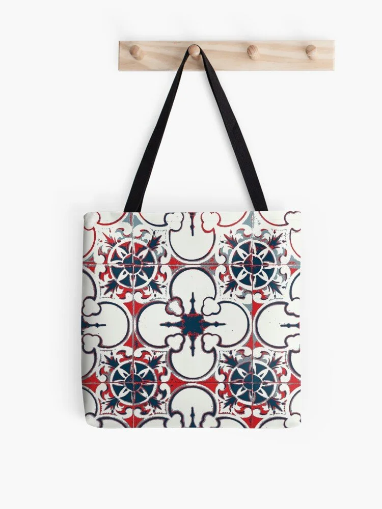 Retro Tile Totes