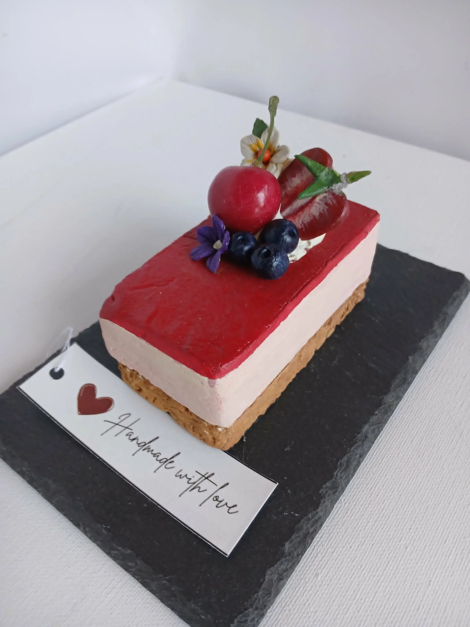 Faux Cake Slice