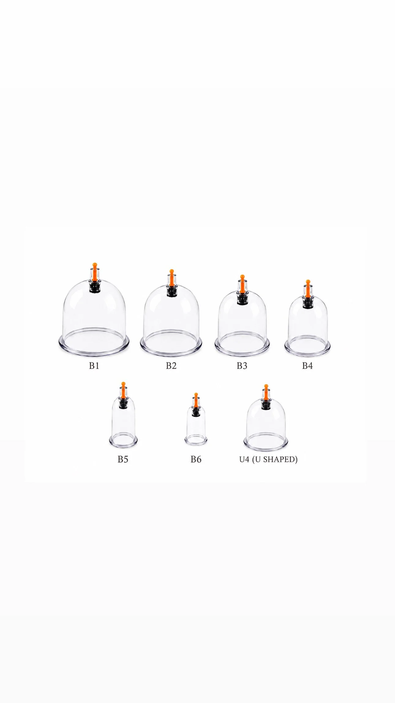 Premium Hijama Cups – Wholesale Cupping Equipment (Various Sizes)