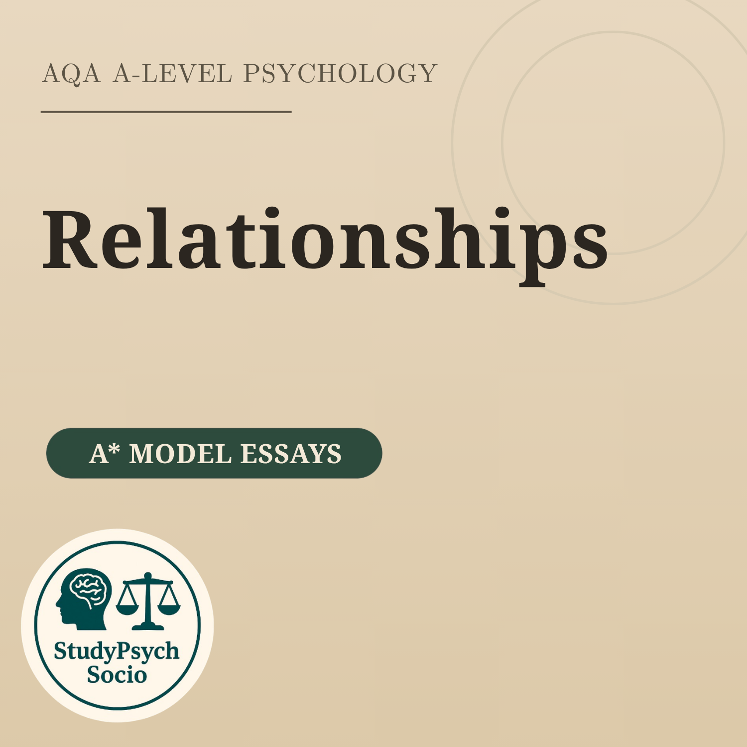 Relationships A* Model Essays