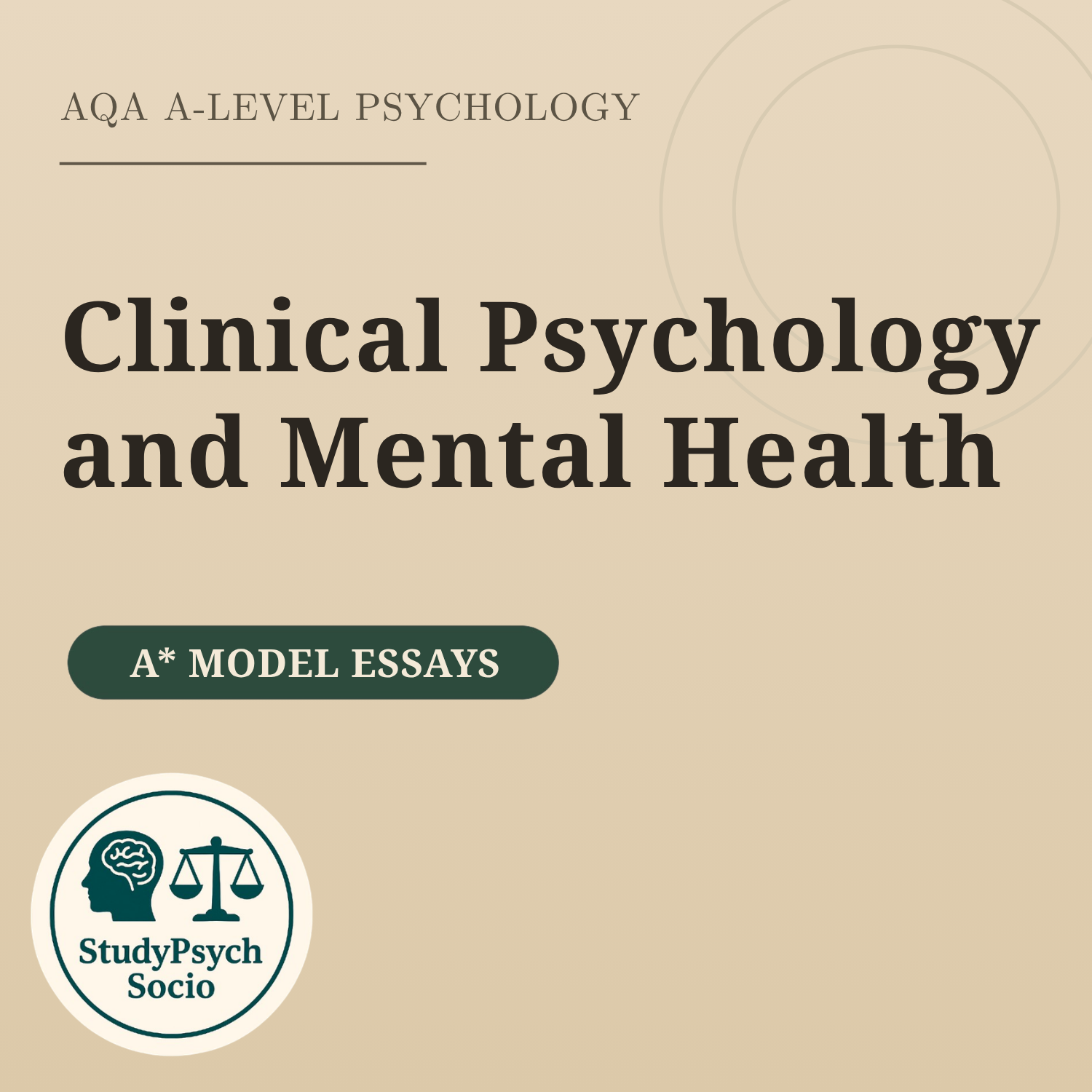 Clinical Psychology and Mental Health A* Model Essays