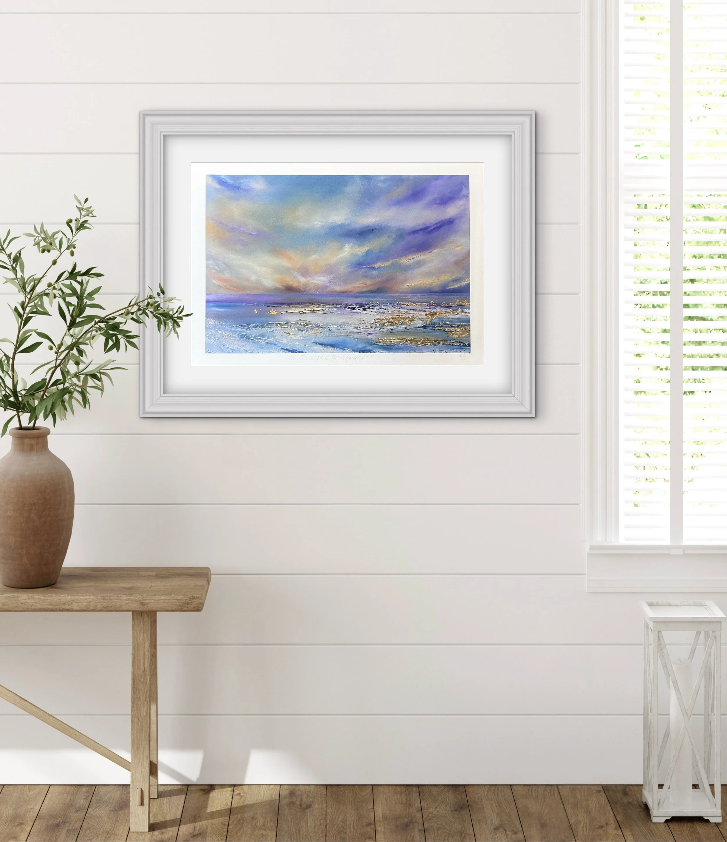 A little milestone to share this evening 

I&rsquo;ve finally started uploading my limited edition prints to the website! Just the one today !!! 

The first is In the Wake of Thought. The original has now been sold, but I&rsquo;m so pleased to be abl
