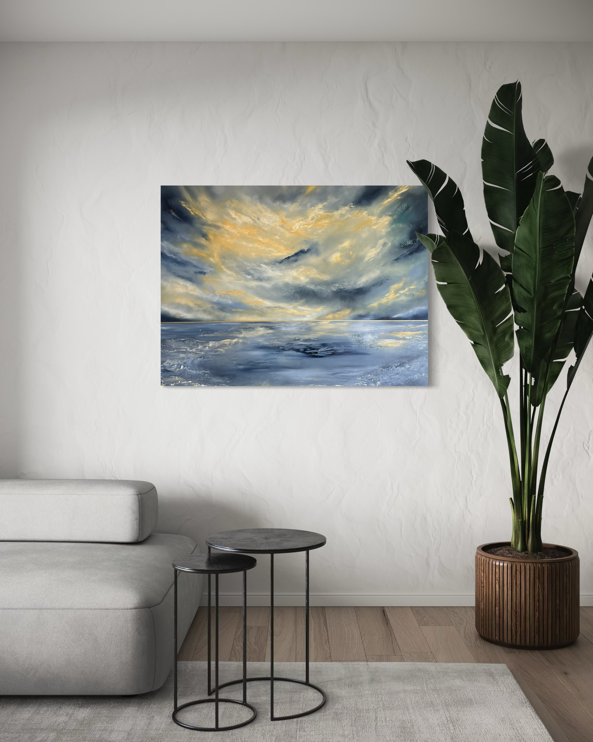 Atlantic Light | Contemporary Oil Painting | Laura Longhurst 
