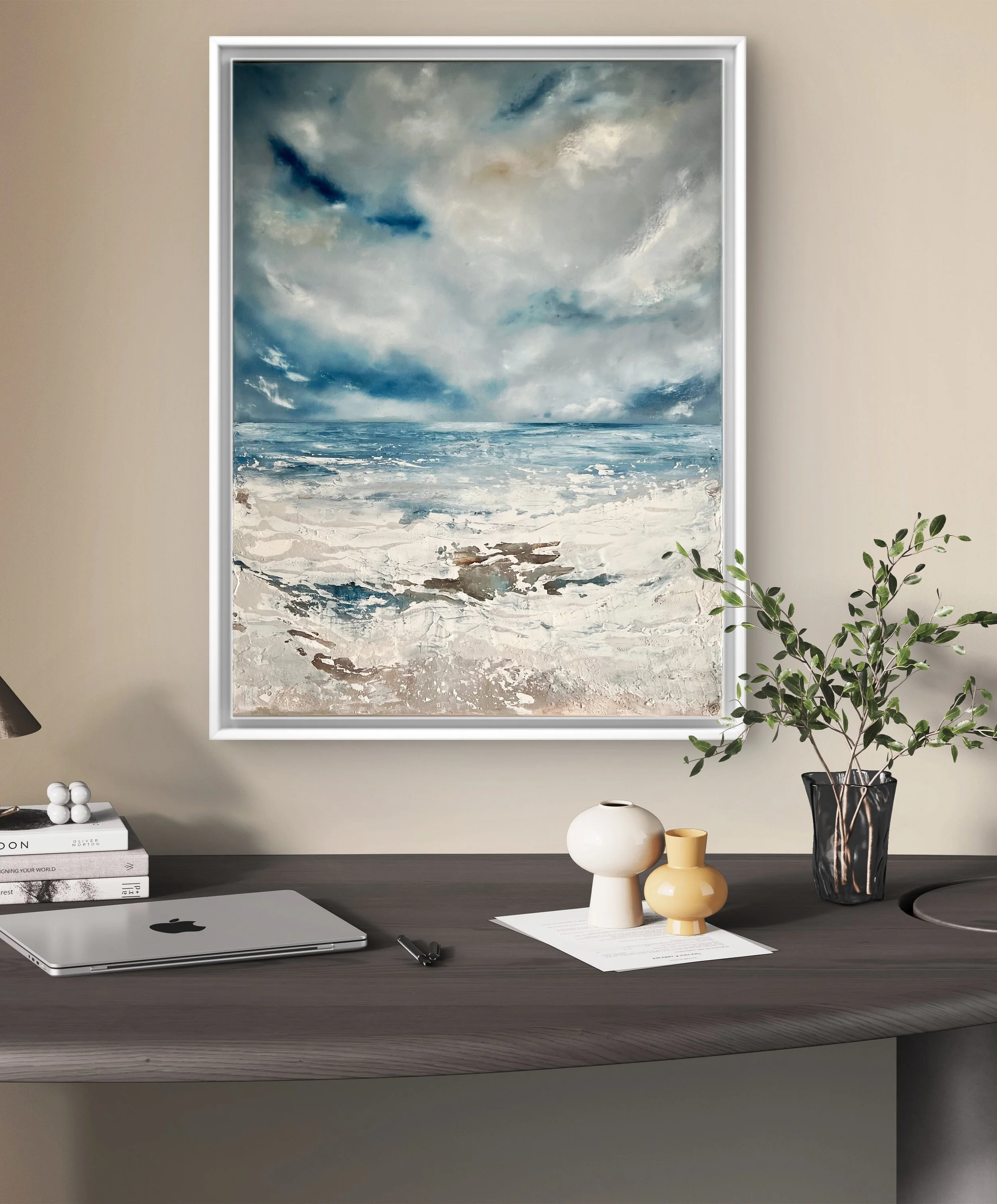 Sunday Morning | Contemporary Textured Oil Painting | Laura Longhurst  