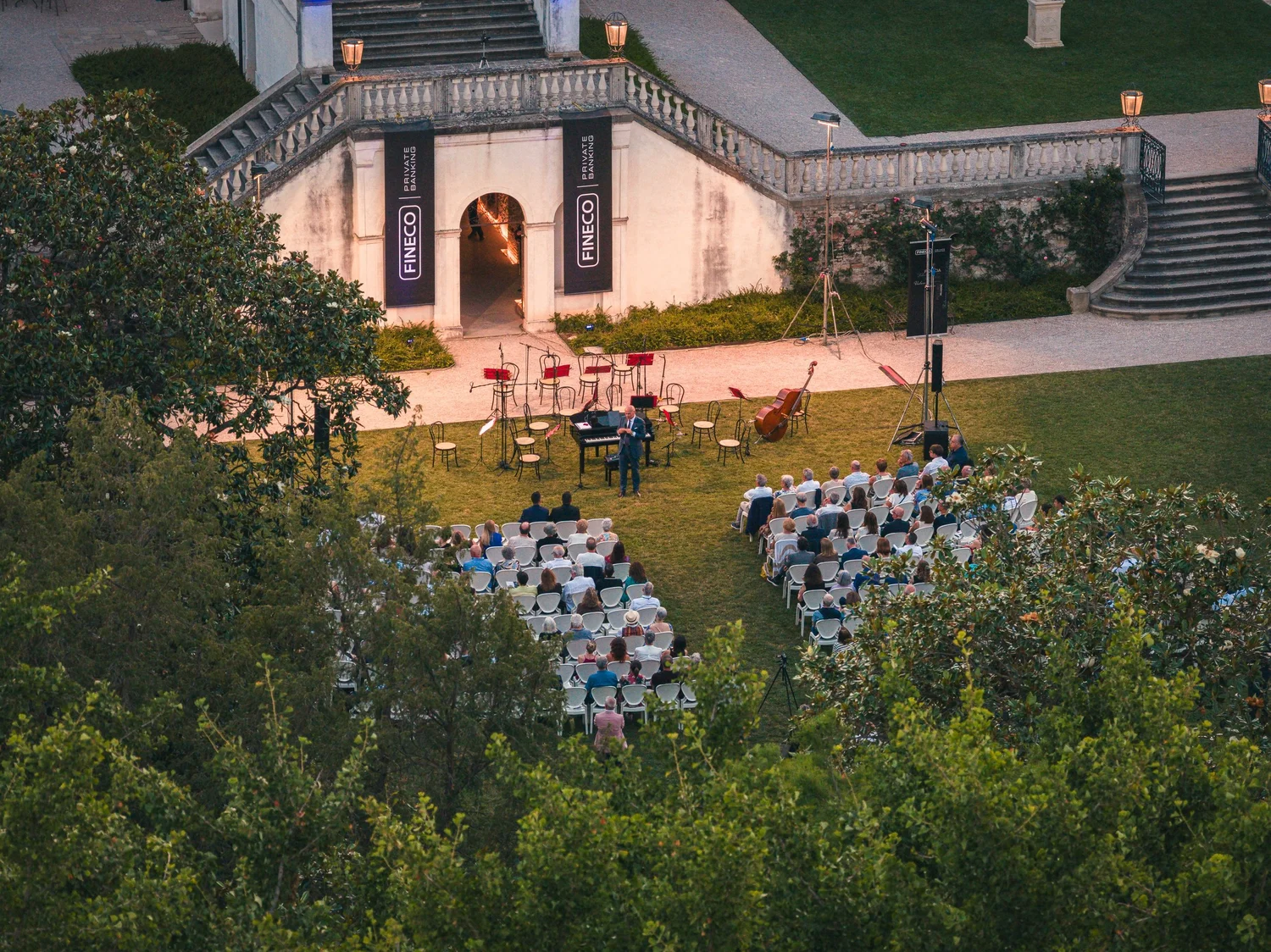 Villa Selvatico al tramonto