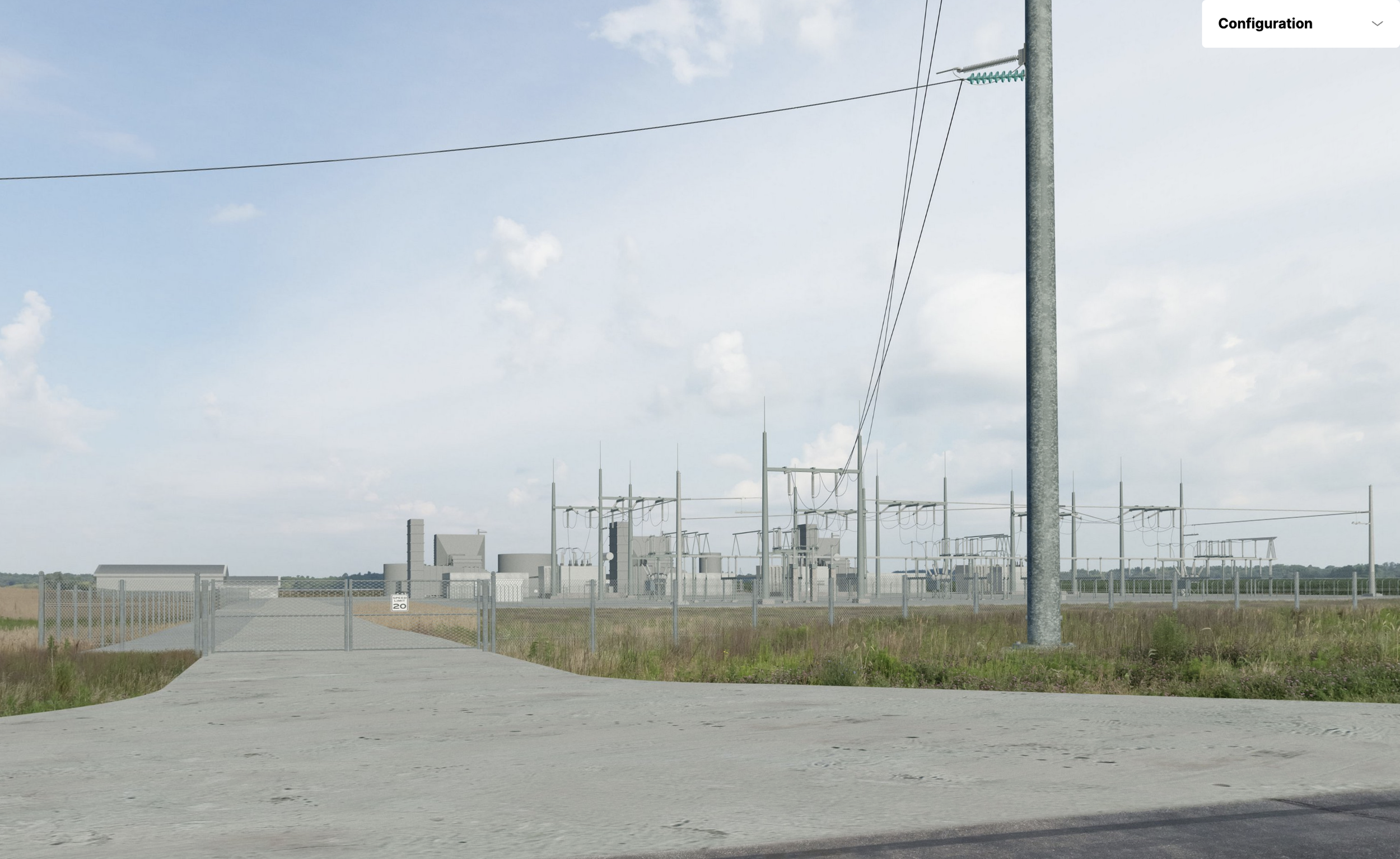 Proposed Foundry Ridge Energy Center development rendering