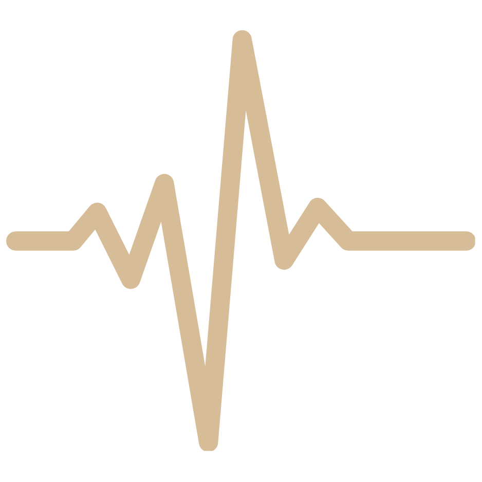 Heartbeat line icon representing Dialectical Behavior Therapy, an evidence-based modality offered by Austen LaBarge LCSW through virtual telehealth therapy in New York