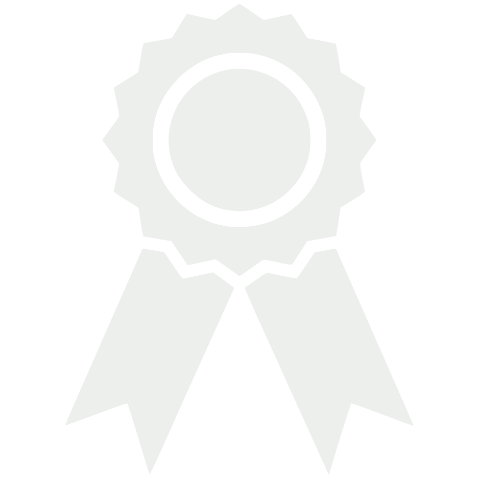 Award ribbon icon representing Austen LaBarge LCSW's 10 plus years of clinical experience providing virtual therapy in New York