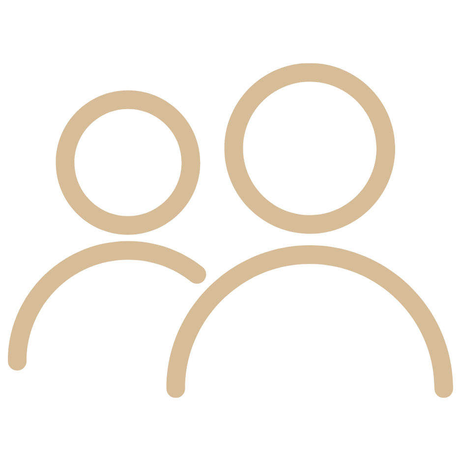 People icon representing Psychodynamic Therapy, a therapeutic approach used by Austen LaBarge LCSW in virtual telehealth therapy sessions in New York