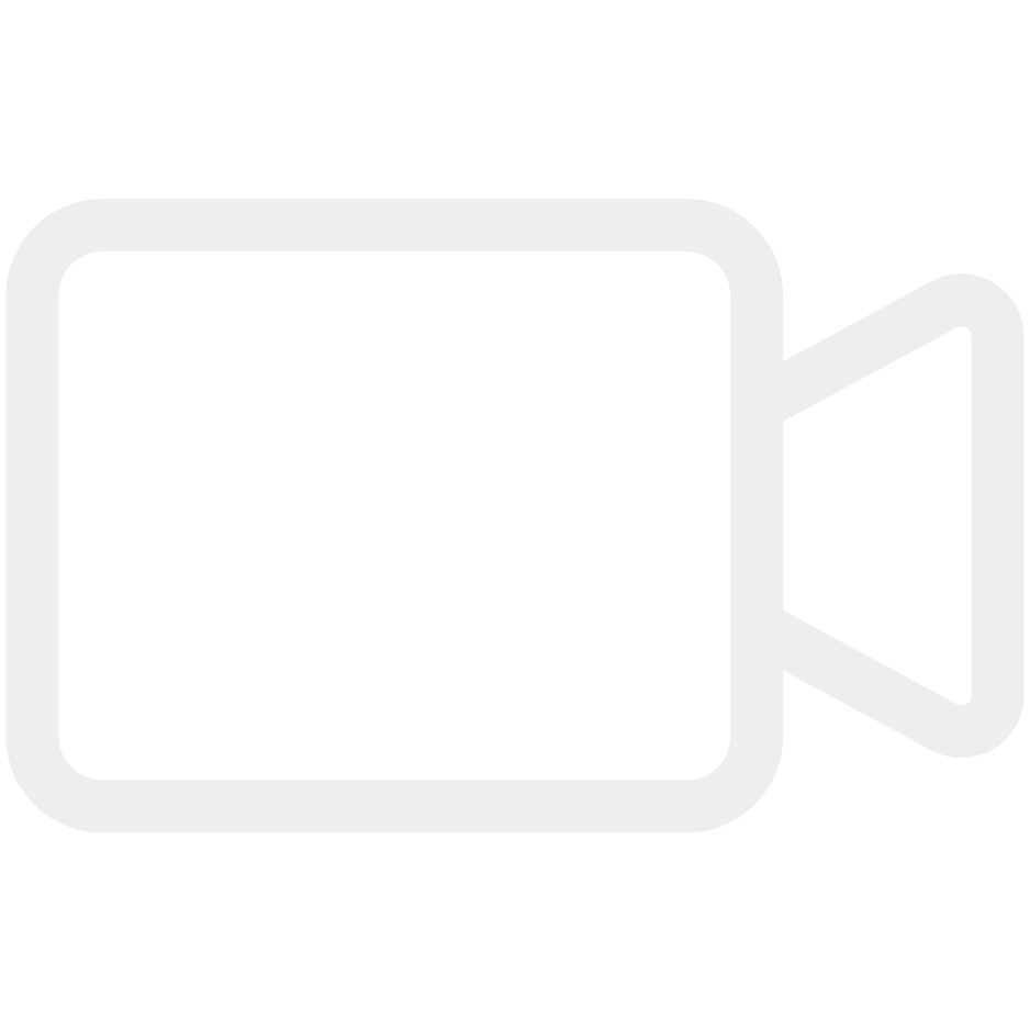 Video camera icon representing Austen LaBarge LCSW's 100 percent virtual telehealth therapy sessions serving New York