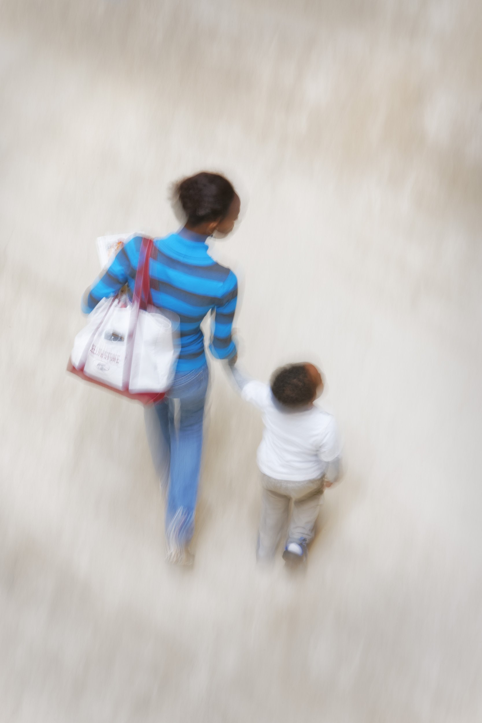 Mother & Son at the Library, 2013