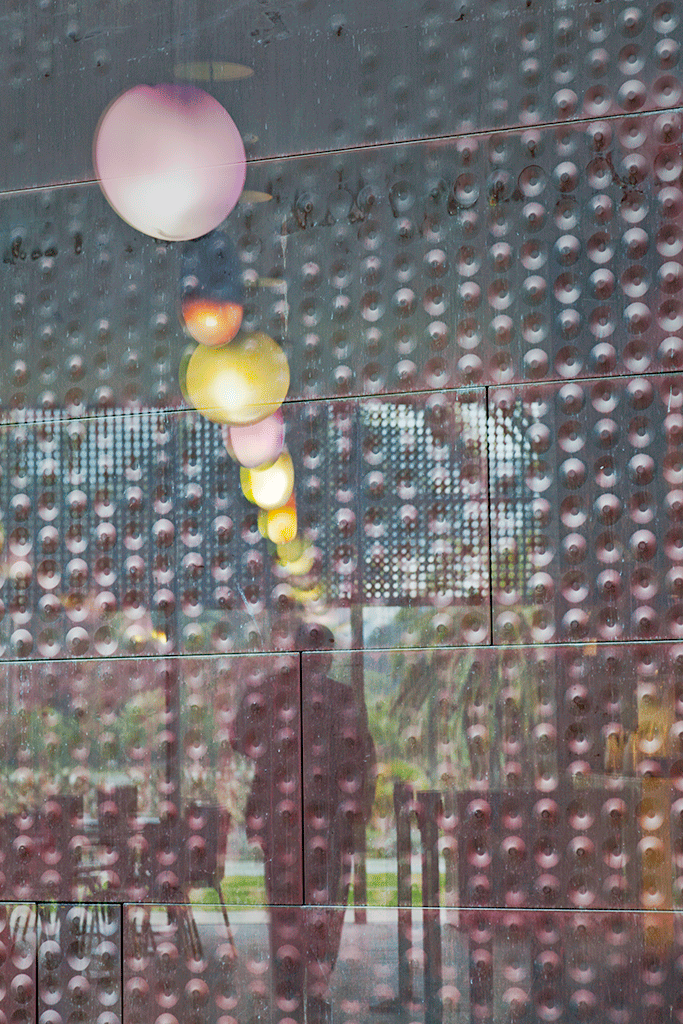 Museum Security Guard Walking Through Café, 2011