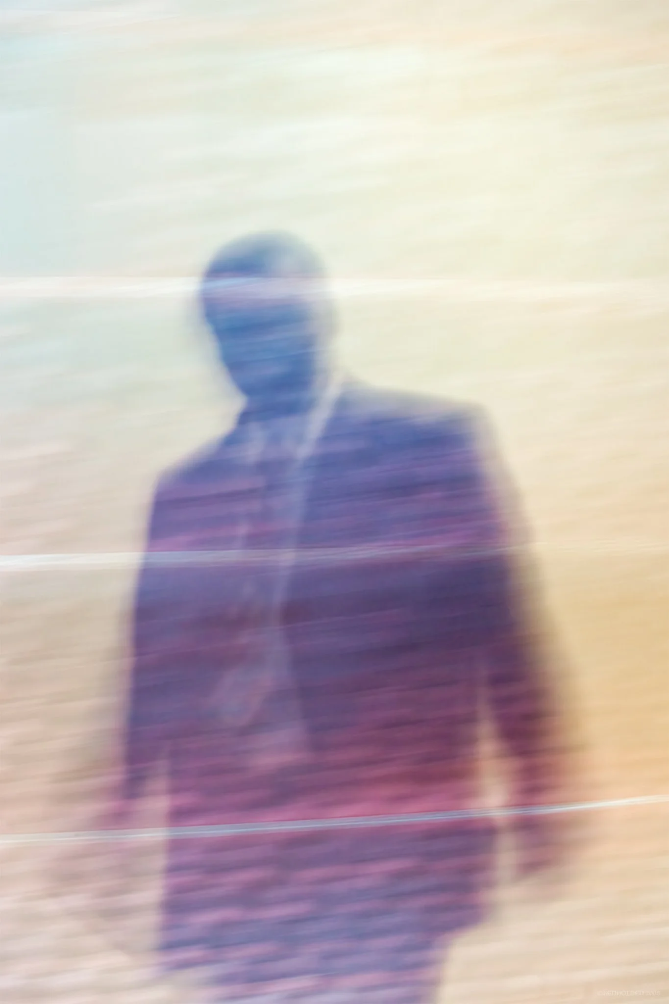 Smiling Museum Employee's Reflection, 2011