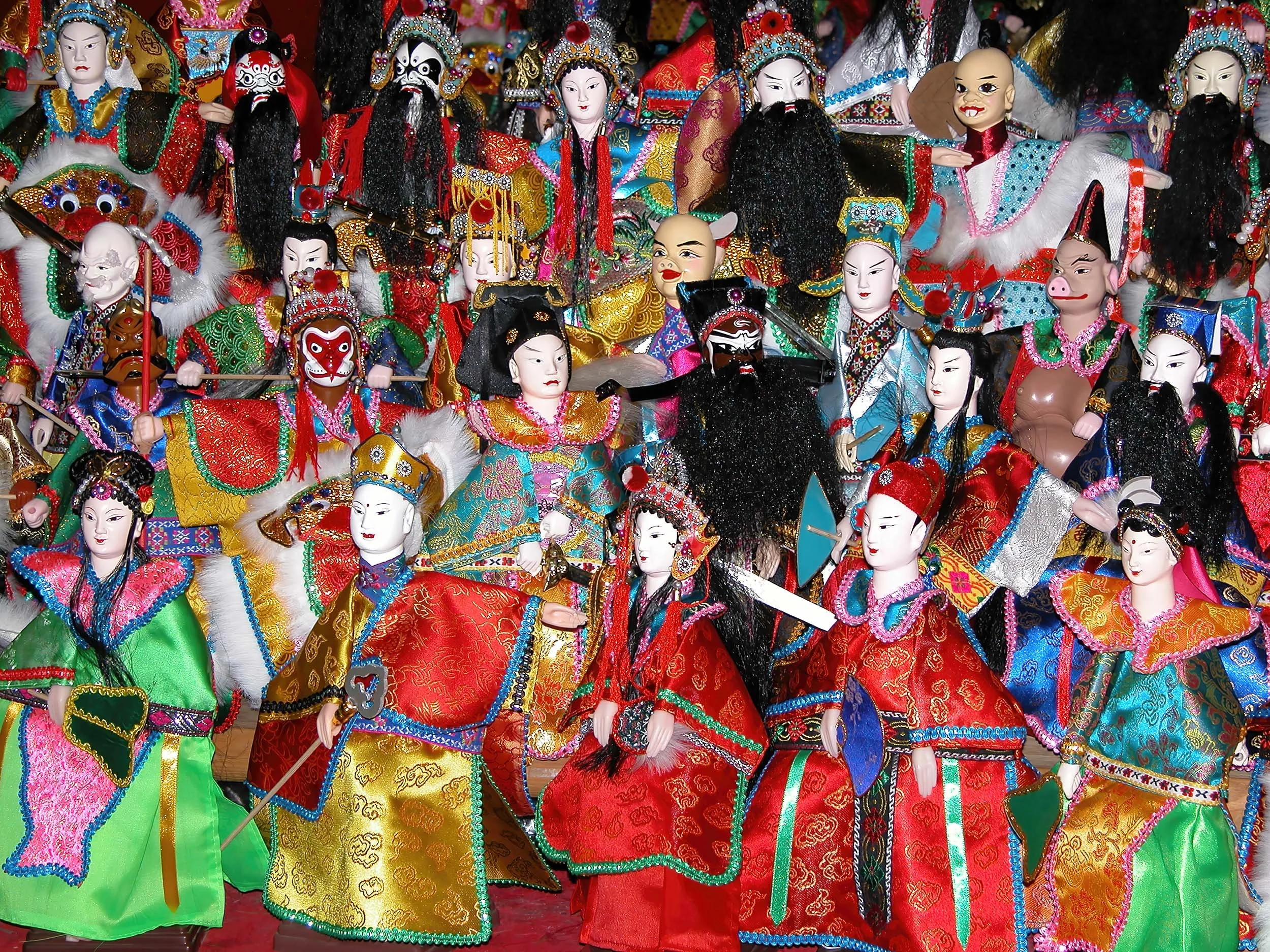 Chinese Deity Puppets, Hsin Chu City, Taiwan, 2004