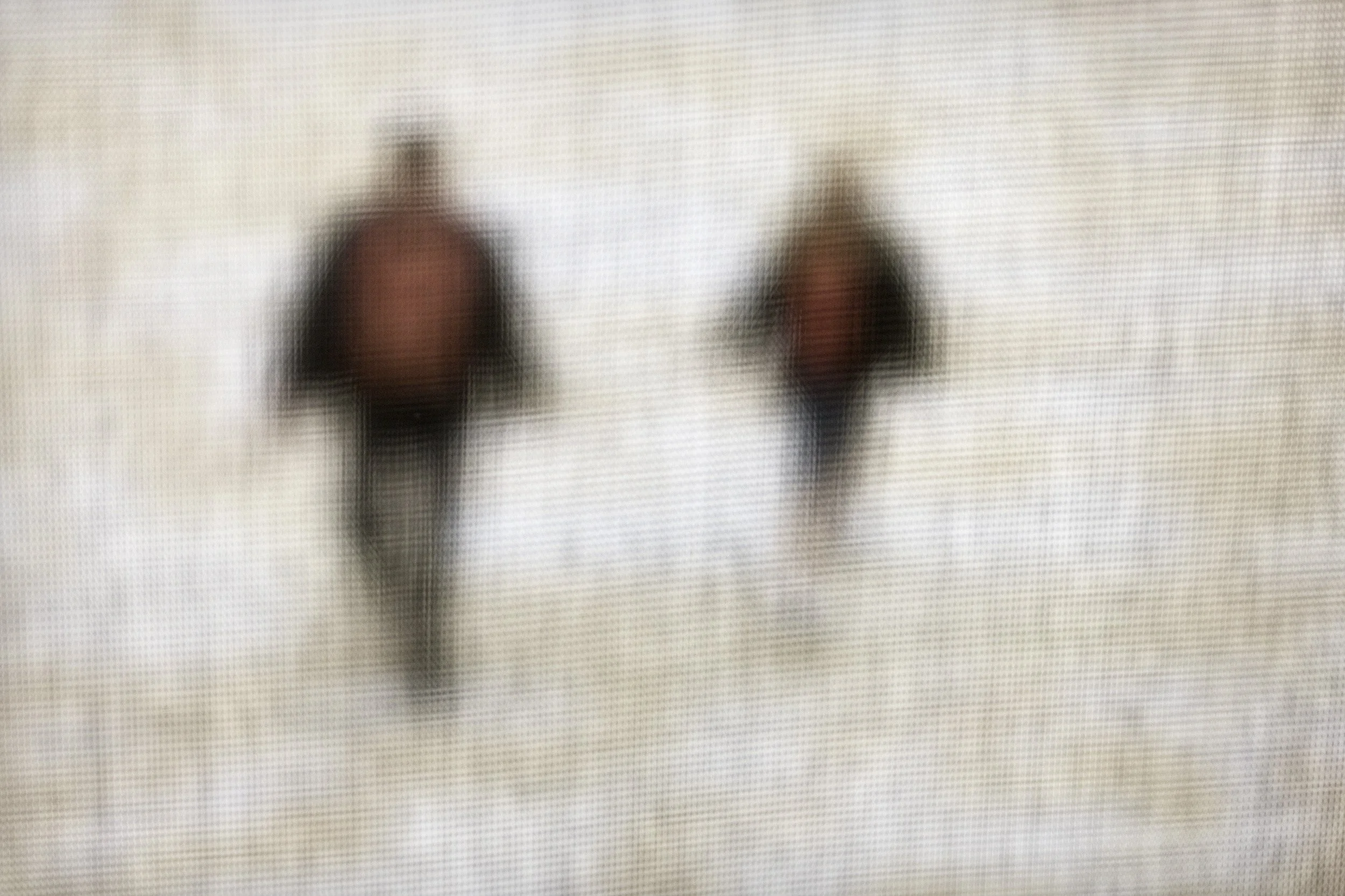 Mysterious Couple Walking to the de Young, 2009