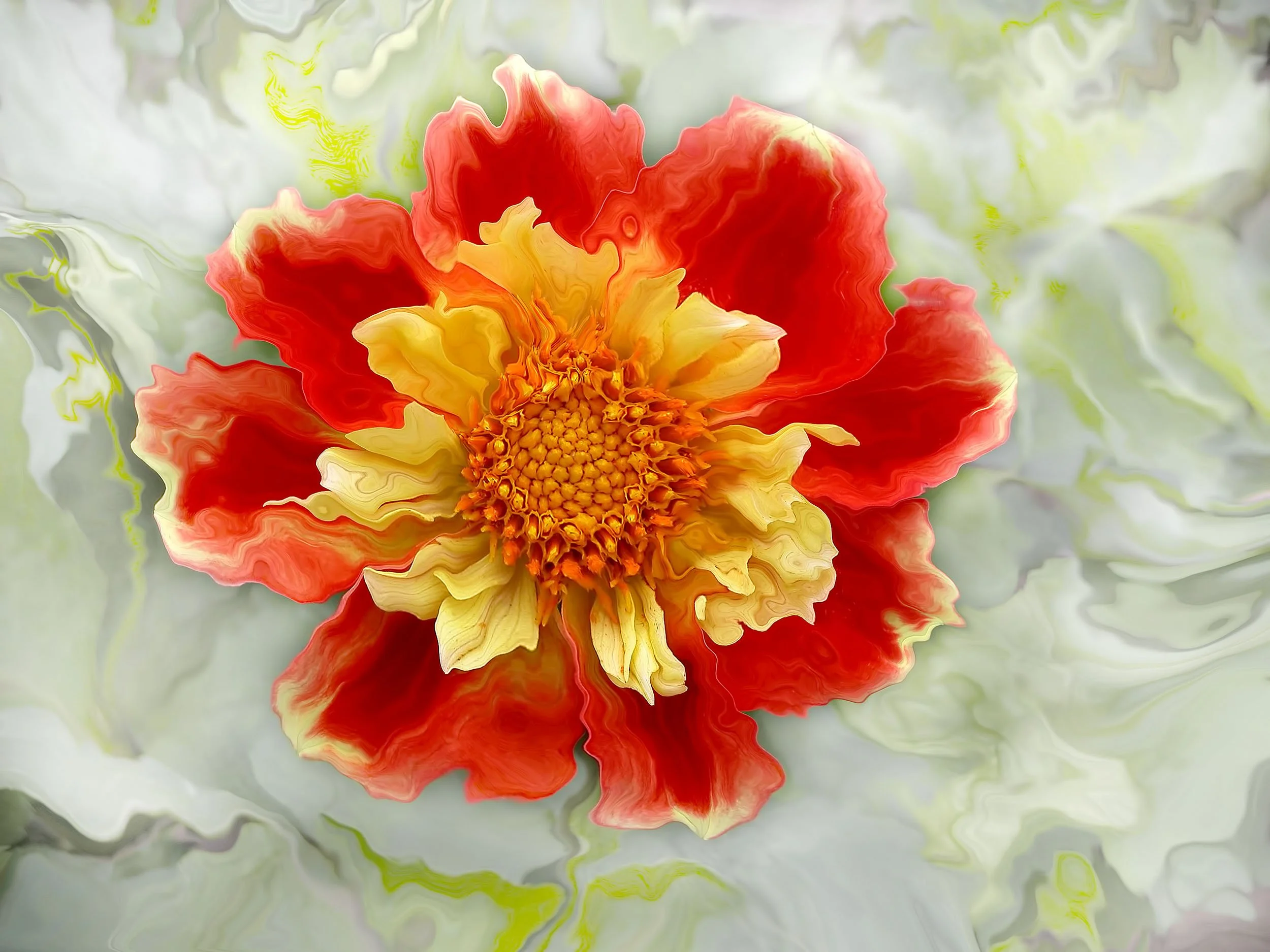 Exuberant Dahlia, 2005
