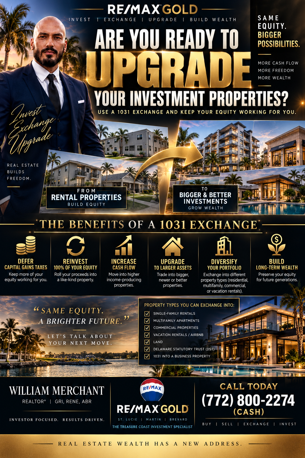 1031 Exchanges on the Treasure Coast: How to Sell a Rental Without Writing the IRS a Check