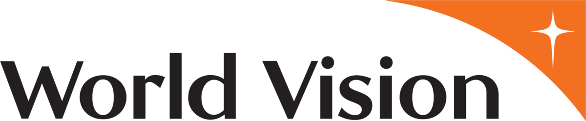 World Vision logo with text and orange star graphic in the corner.