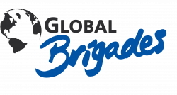Global Brigades logo with a globe icon and text in black and blue
