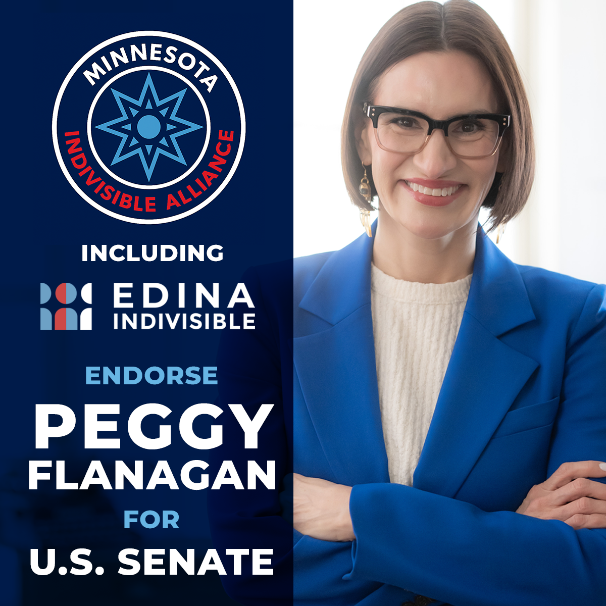 image of Peggy Flanagan, US Senate MN candidate