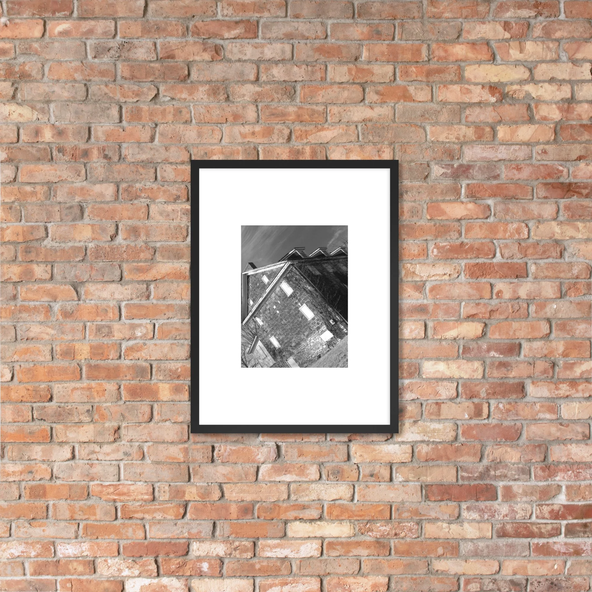 Framed photo paper poster