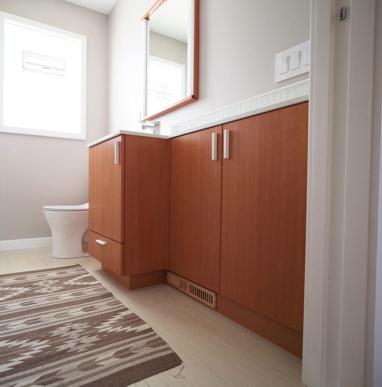 Bathroom Vanities + Built-In