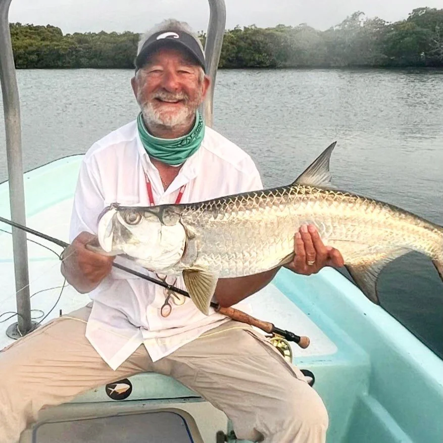 Congratulations to Julian Dells for his Tarpon! 
.
.
.
#flyfishing #fishing #flyfishingjunkie #saltwaterflyfishing 
#フライフィッシング