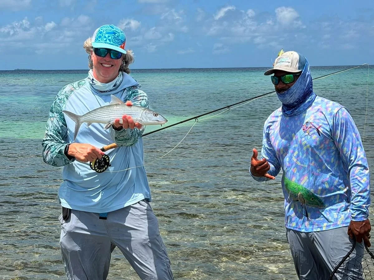 Rob and Anderson with lots of Bones a Tarpon and a Permit.  Family Trip Slam!  Awesome family trip with a great father son catches. 

Guide:  @ernestgarcia.art 
.
.
.
#flyfishing #fishing #familytrip #saltwaterflyfishing 
フライフィッシング