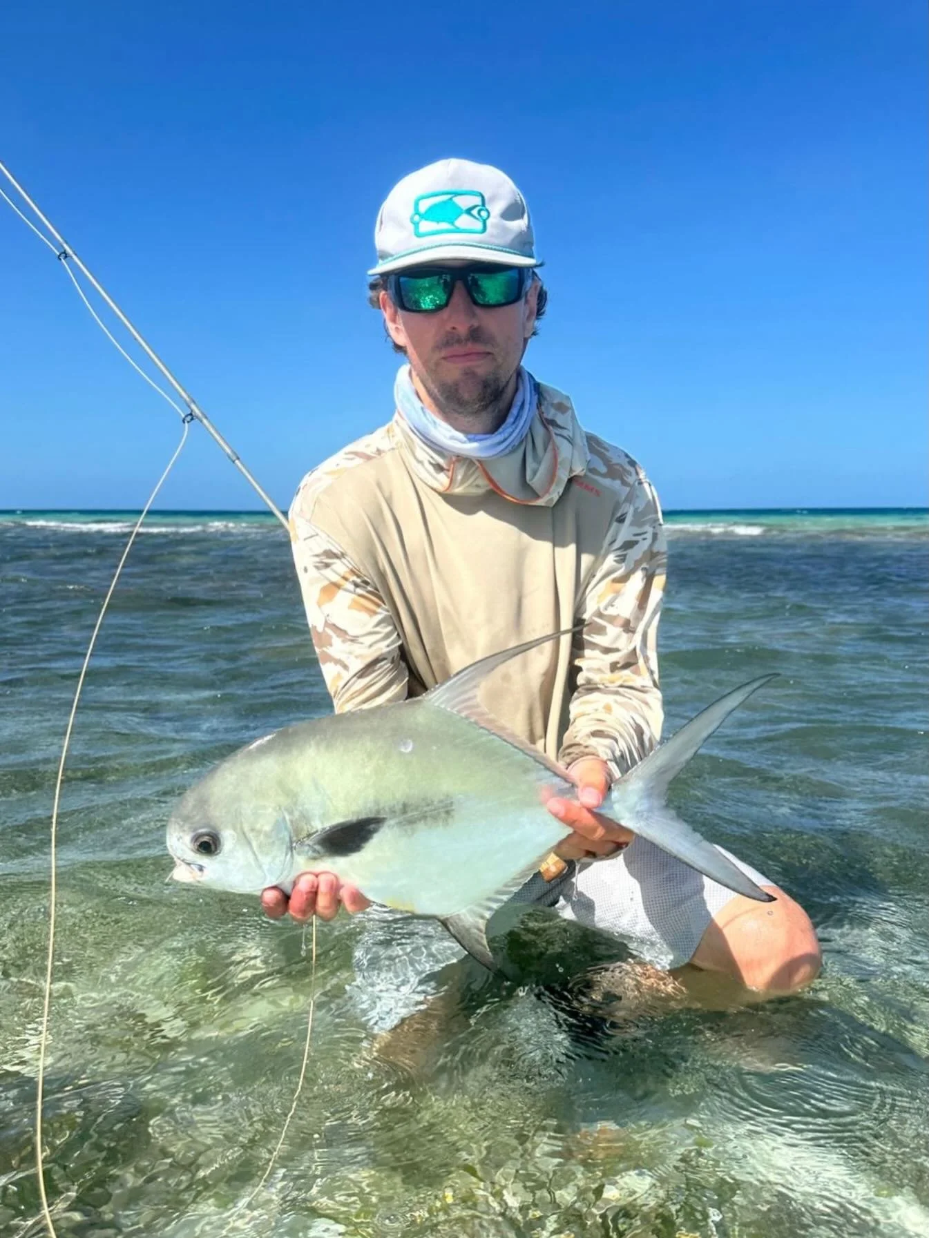 Another Permit from Matt&rsquo;s stellar week! 👏🏼
.
.
.
#flyfishing #fishing #flyfishingjunkie #saltwaterflyfishing 
#フライフィッシング