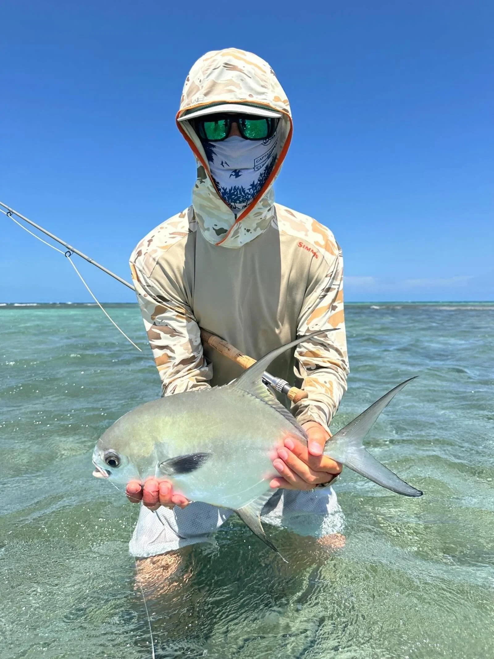 Permit Ninja. 
.
.
.
#flyfishing #fishing #flyfishingjunkie #saltwaterflyfishing 
#フライフィッシング
