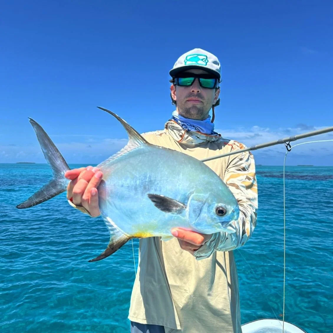 This was one of Matt&rsquo;s SIX Permits including a Grand Slam this summer!  Book your dates now! 
.
.
.
#flyfishing #fishing #flyfishingjunkie #saltwaterflyfishing 
#フライフィッシング