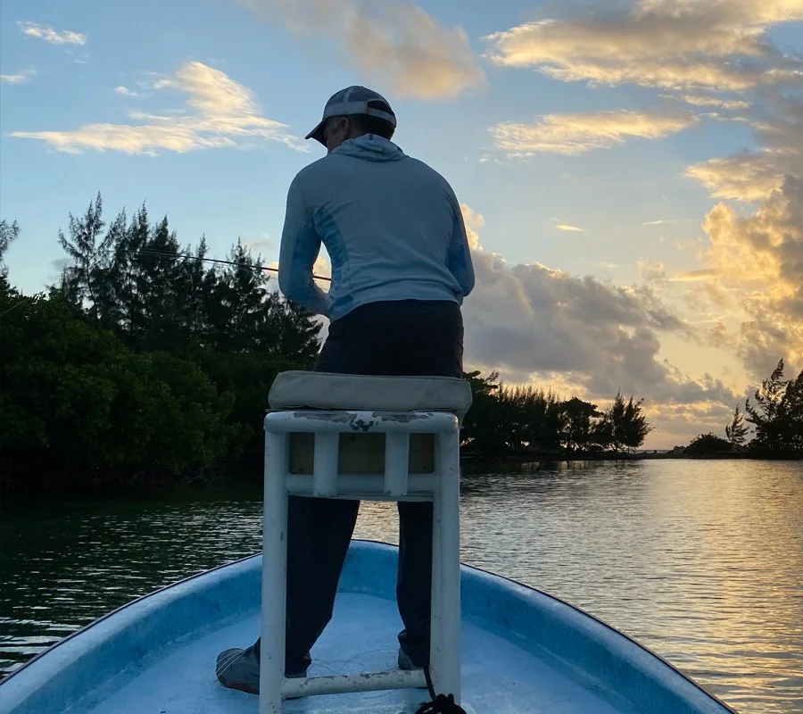 Guided Belize fishing trips at Tarpon Caye Lodge.