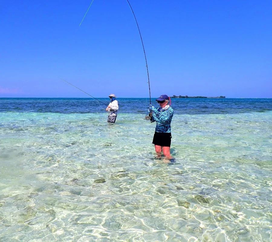 DIY Belize fly fishing trips at Tarpon Caye Lodge.