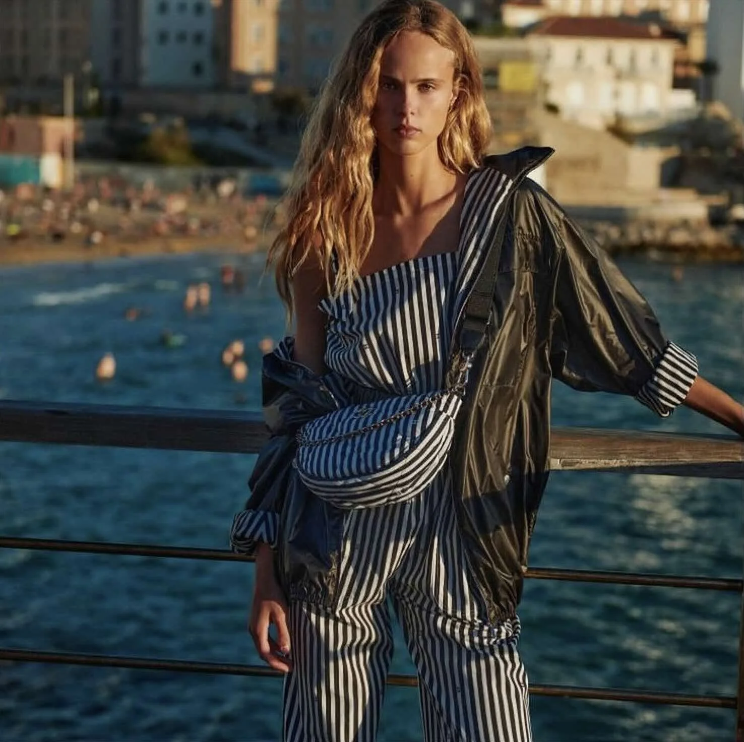Sailor spirit — photographed by Cass Bird and embodied model Olivia Vinten, the CHANEL Coco Beach 2024 collection seizes a spirit of freedom and sunny adventure.The collection is now available in a selection of boutiques.See more at chane Purview.jpg