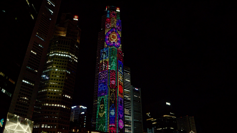 UOB Christmas Projection