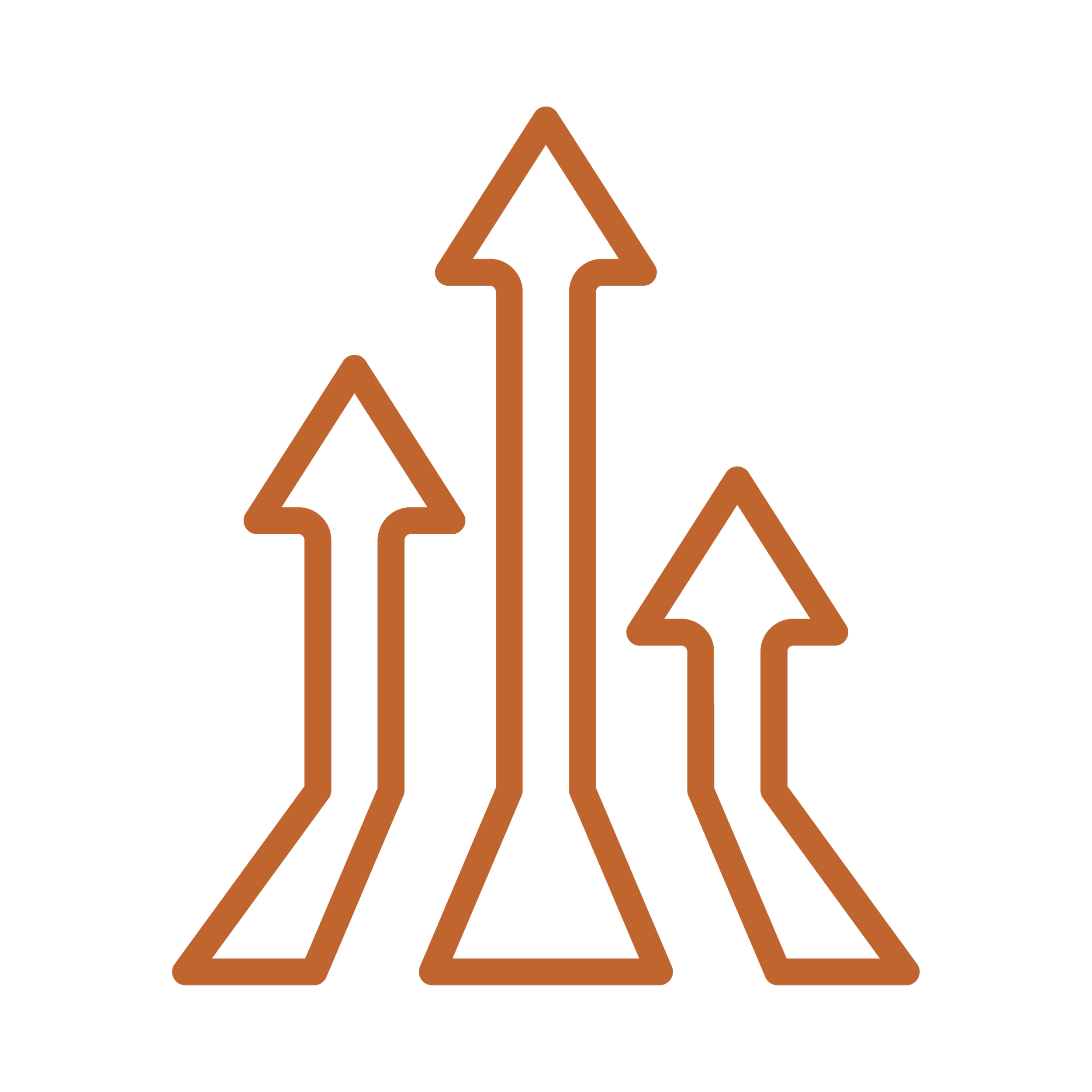 orange growth icon.
