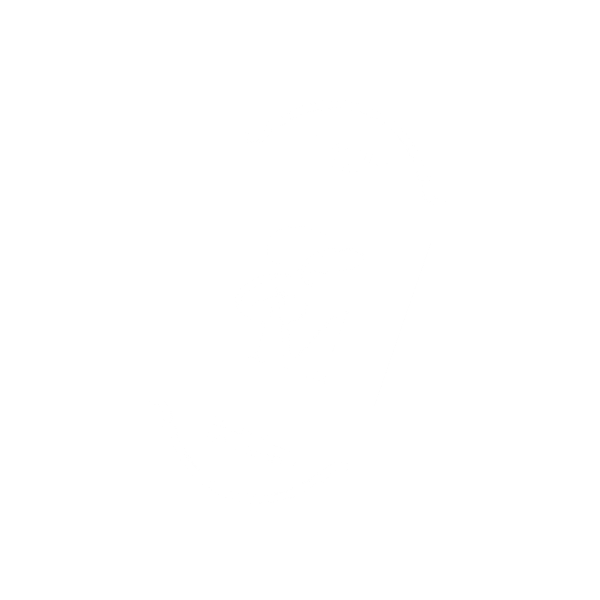Black background with a white outline of a cell phone.