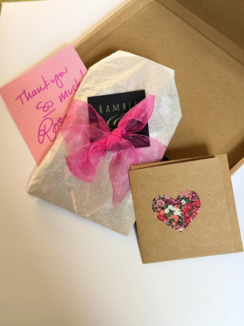 Ramble Rose Liberty Print Fabrics packaging