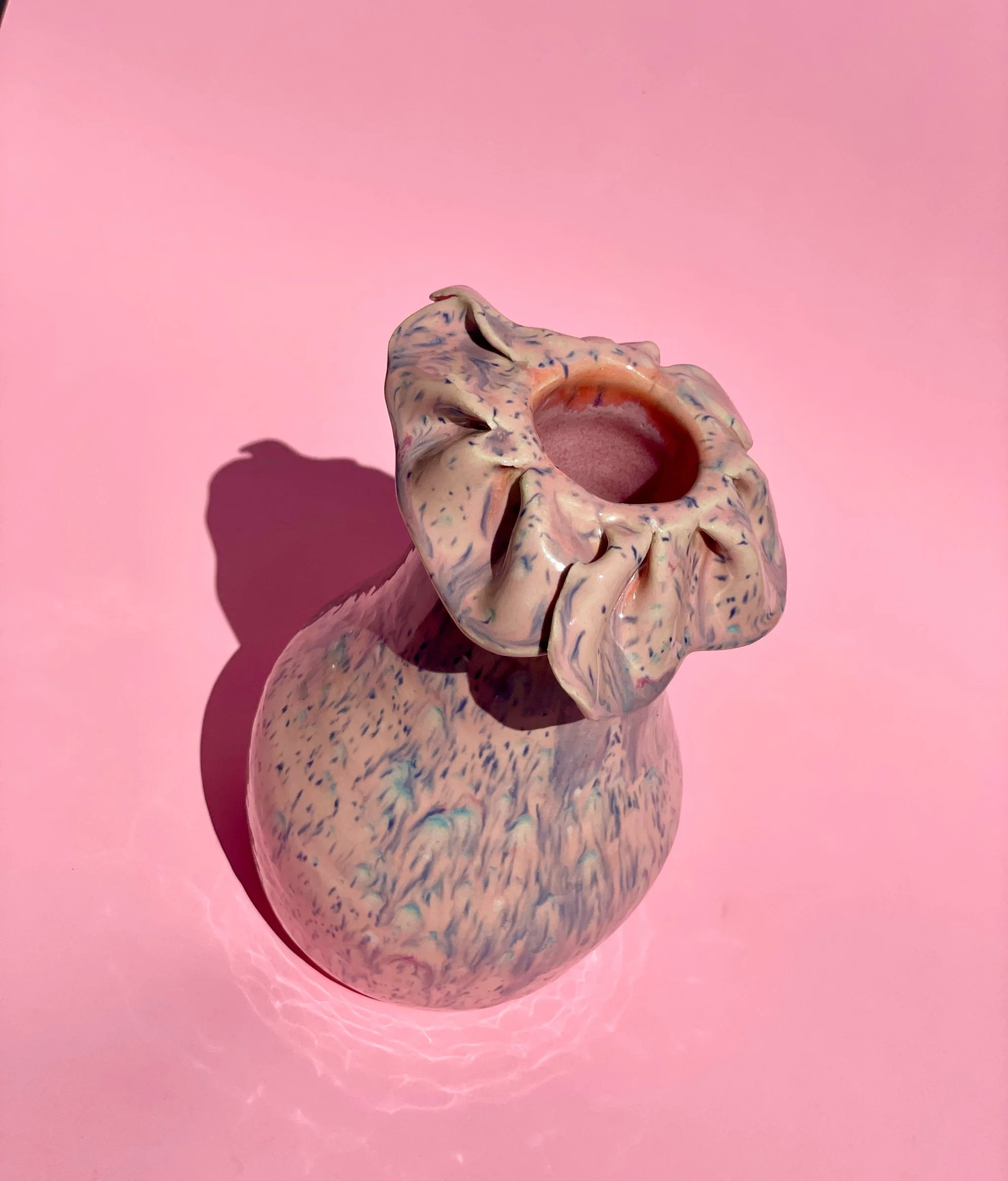 Pink Frills Vase