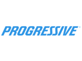 Progressive logo in blue and gray.