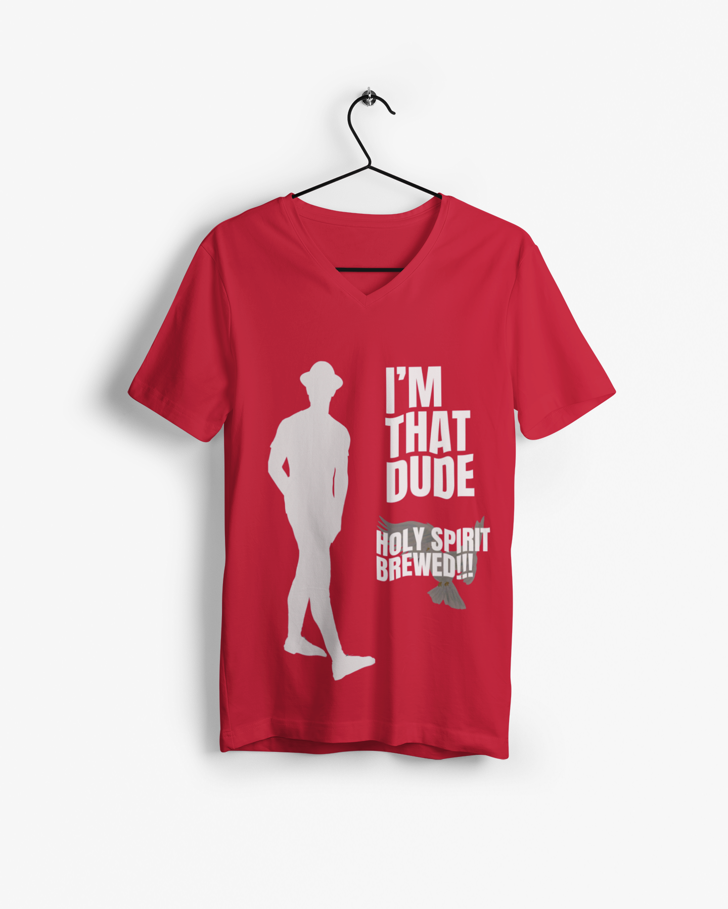 Men’s “I’m That Dude” V Neck-Shirt
