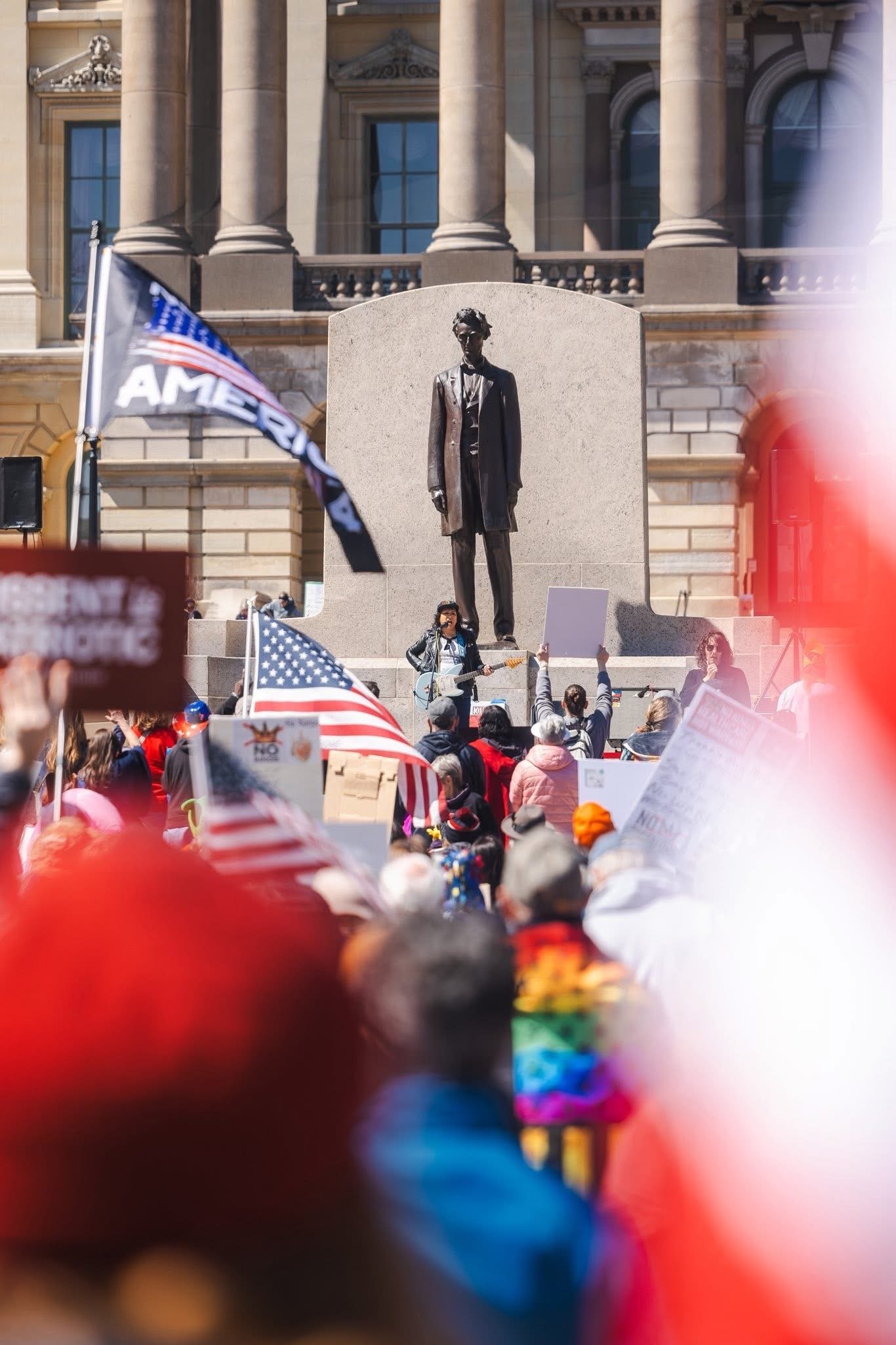 No Kings Rally, 2026. Photo By Zach Adams