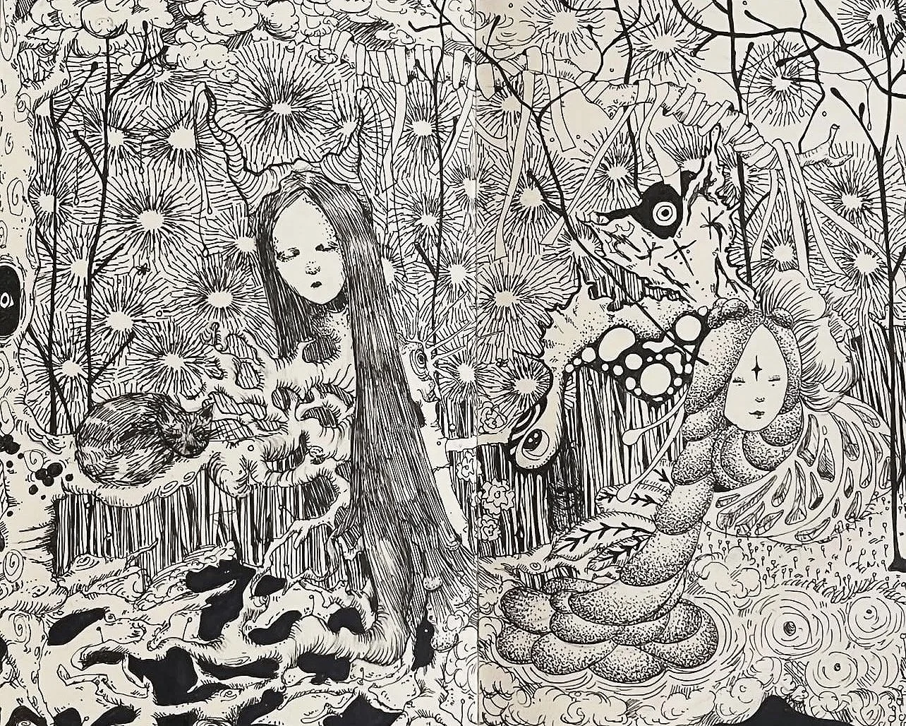 UNTITLED Ink, 10 1/4 x 8 1/4", 2024.