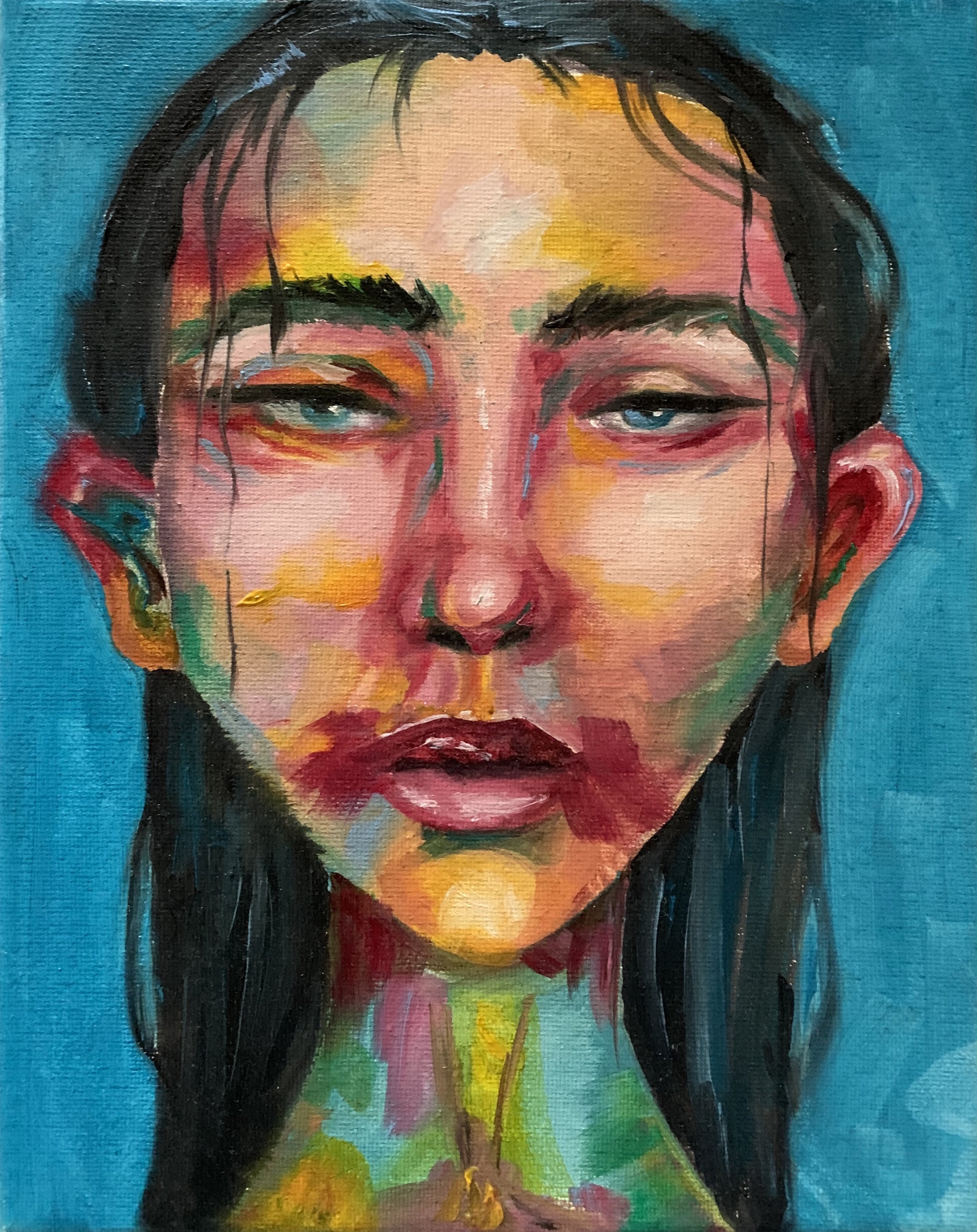UNTITLED Oil on Canvas, 8 x 10", 2020.