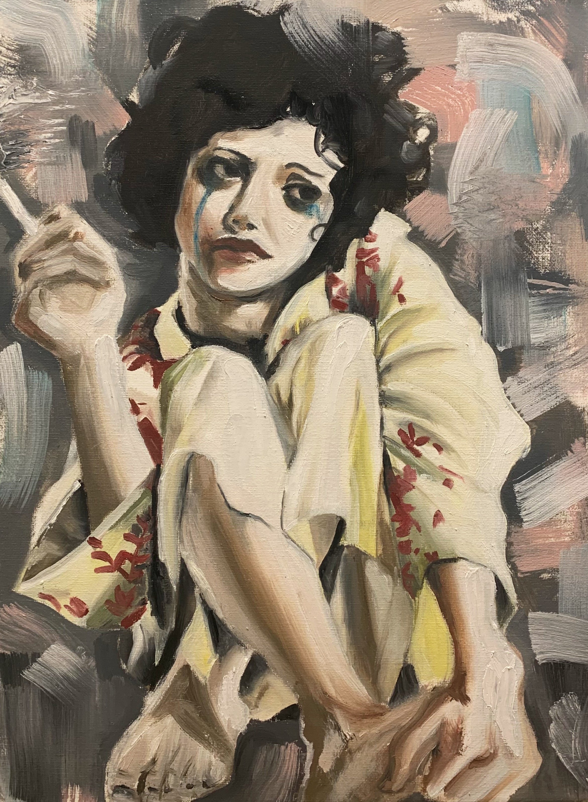 BRITTANY MURPHY Oil on Canvas, 12 x 16", 2021.