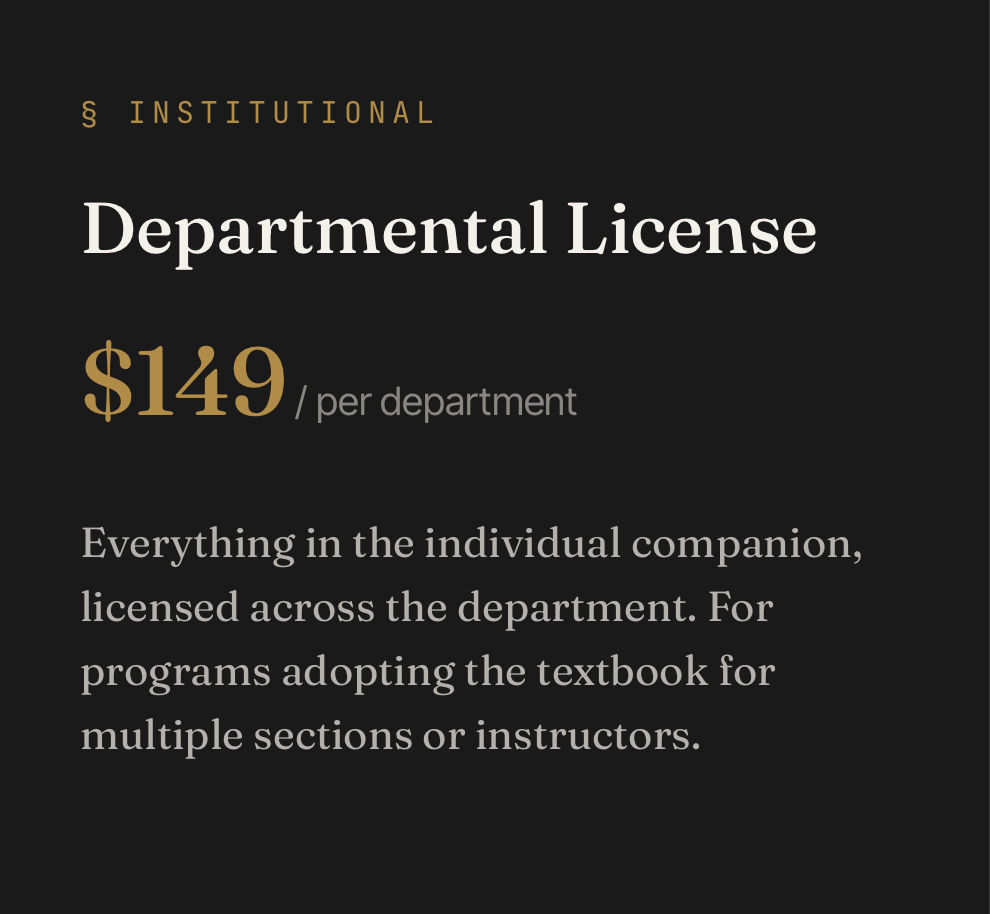 Departmental License