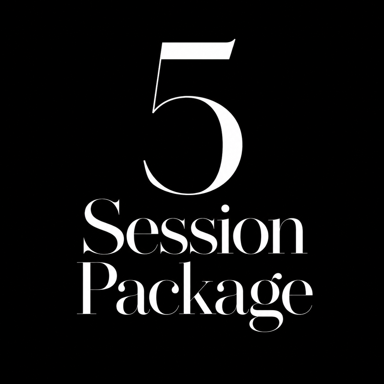 5-session package - (save $50)
