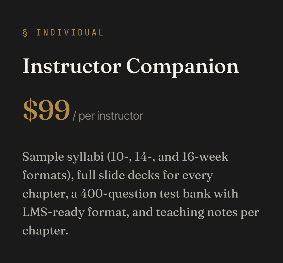 Instructor Companion