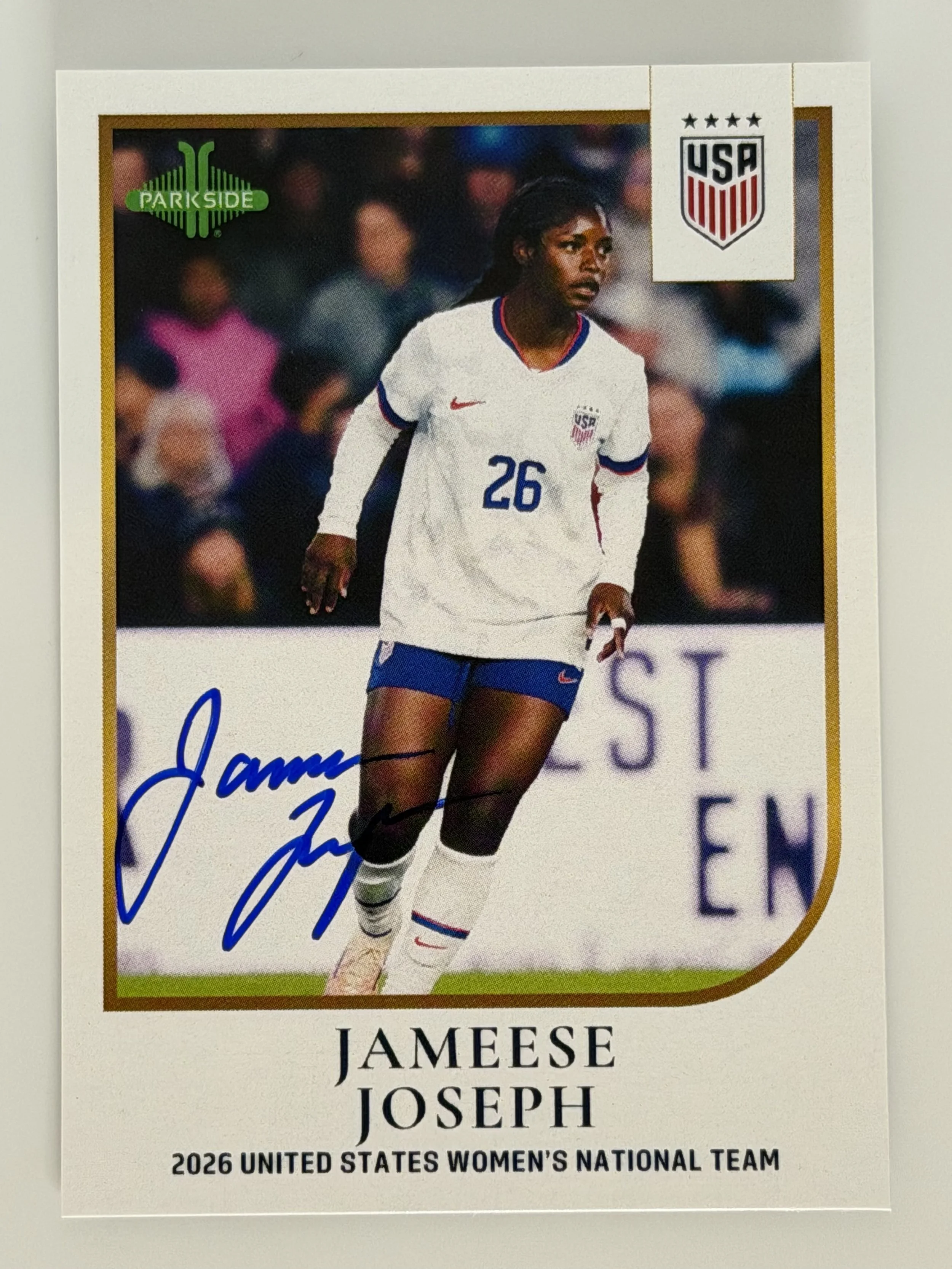 Signed 2026 Parkside USWNT Jameese Joseph #24 - A