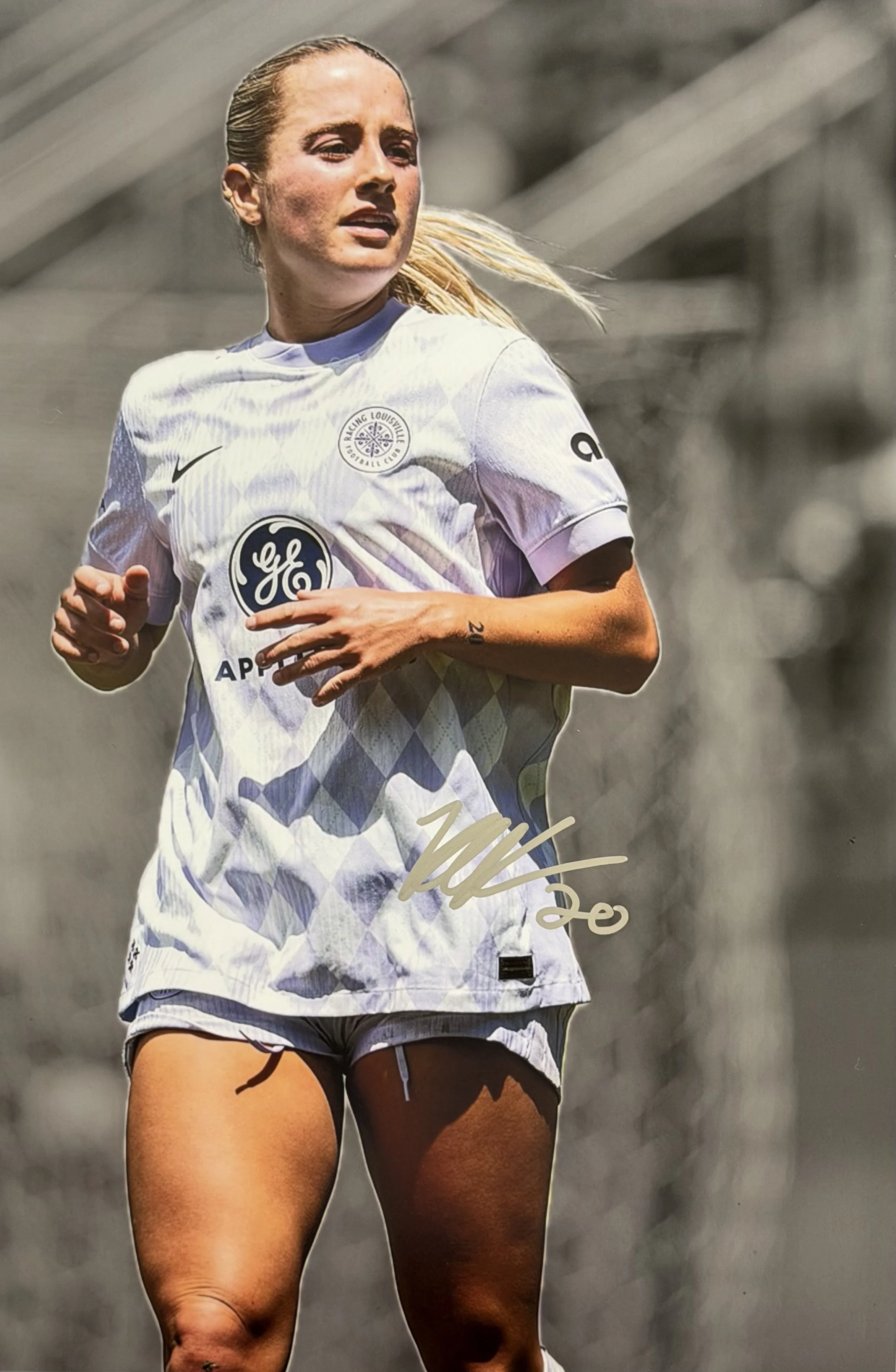 Katie O'Kane - Signed 12x18 Photo - Racing Louisville